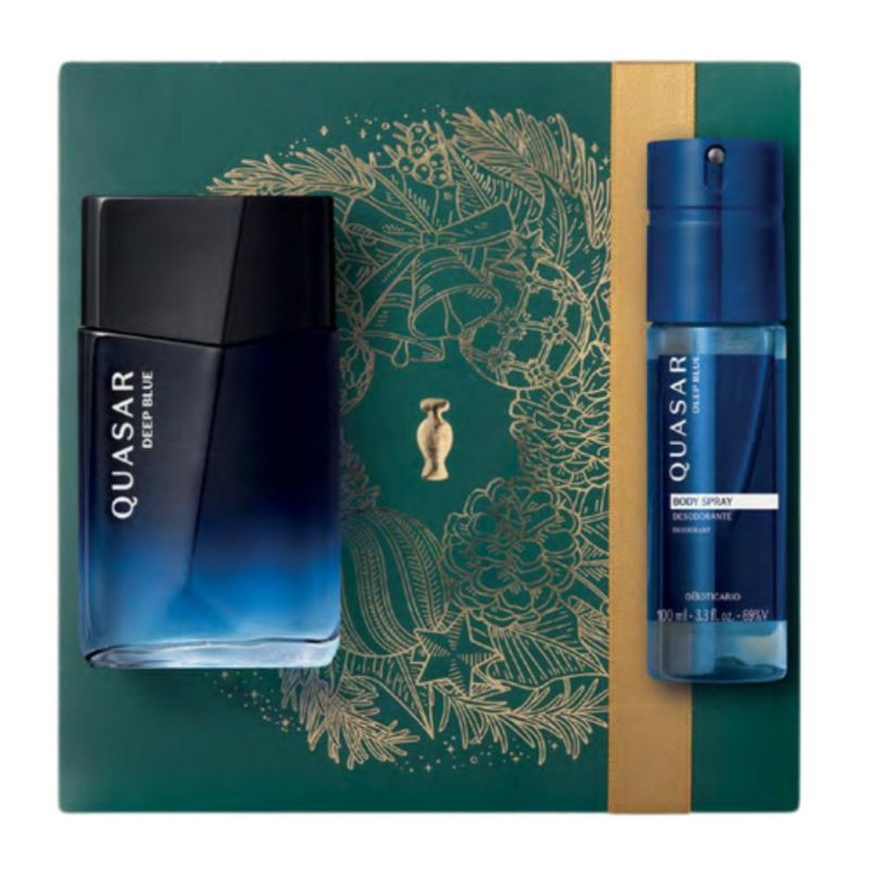 KIT PRESENTE QUASAR DEEP BLUE (2 ITENS)